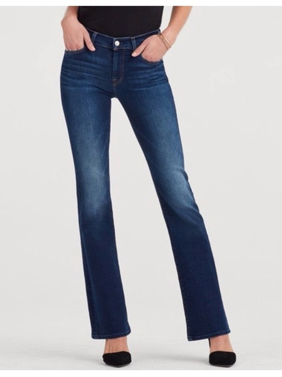 7 For All Mankind Denim - 7 For All Mankind Dark Wash Bootcut Jeans Sz 30